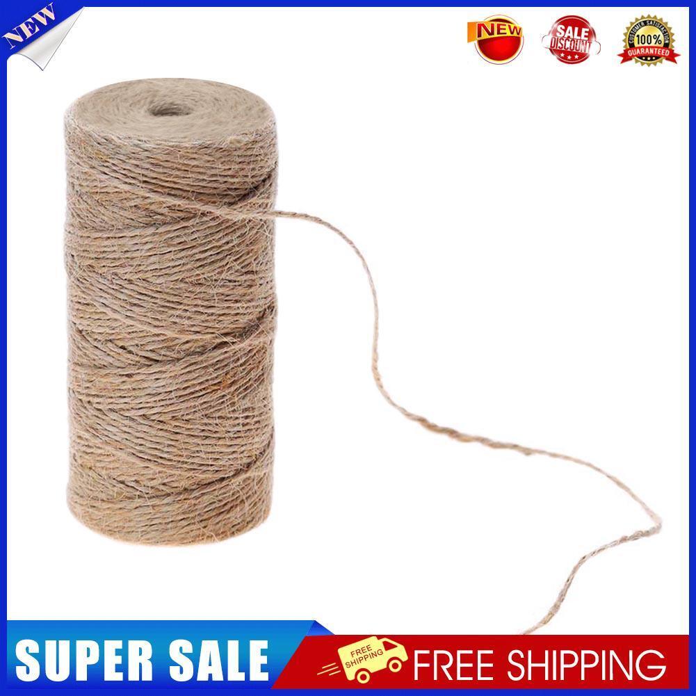 1roll 50m Jute Hemp Rope String DIY Party Wedding Gift Wrapping Cords Decor