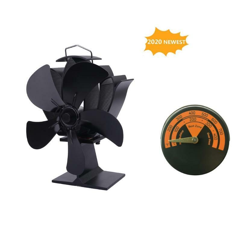 Magnetic Fireplace Fan Stove Thermometer for Log Wood Burner Temperature Gauge