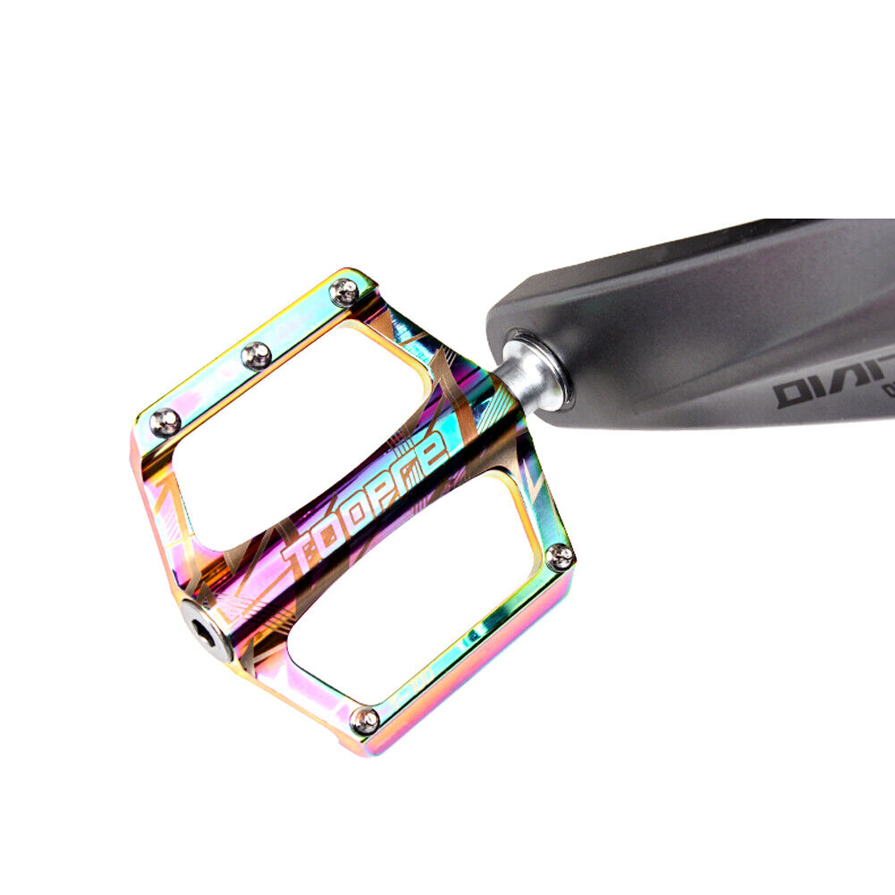 TOOPRE Bicycle Anti Slip Pedal MTB Bike Platform Flat Pedal (Multicolor)