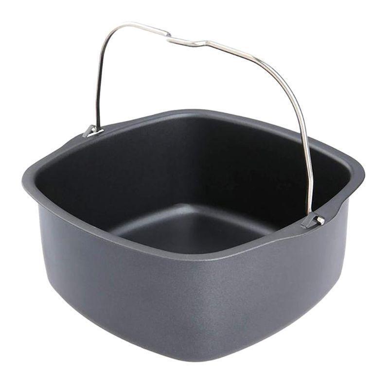 Non-Stick Air Fryer Cake Barrel Baking Pan Oven Frying Roasting Basket for