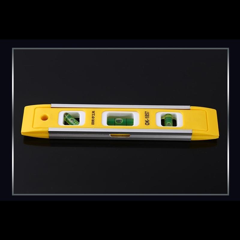 Upgraded 9-Inch Magnetic Square Level with 3 Vials Aluminum & ABS Made Small