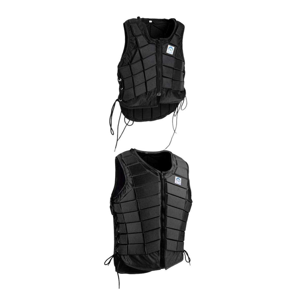 2 Pieces Horse Riding Vest Equestrian Vest Body Protector Protective Gear