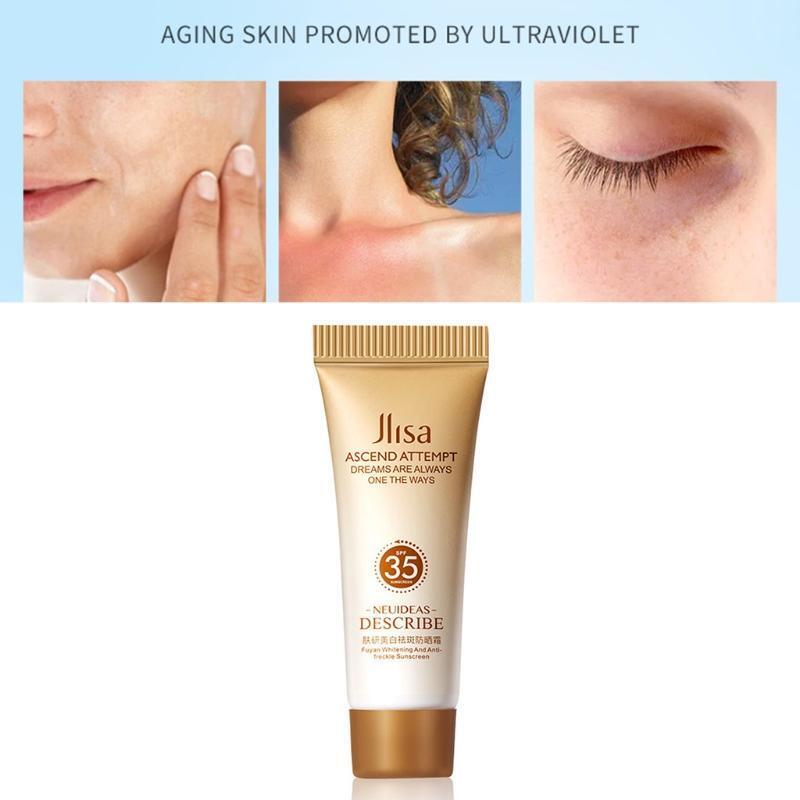 Whitening Sunscreen 10g Moisturizing Smooth Non-Greasy Isolation Sun Protection