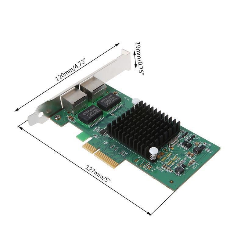 Intel I350-T2-QY PCI-E 4X Server Dual RJ45 Port Gigabit Ethernet LAN Intel 1G