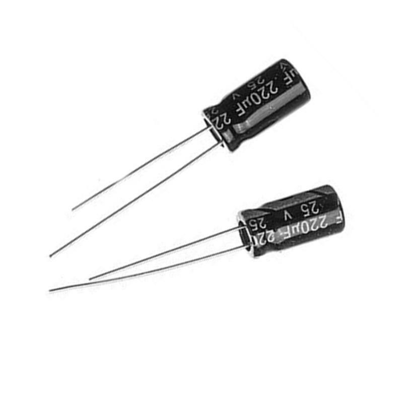 24 Values Electrolytic Capacitors 0.1uF - 1000uF 50V Capacitors Assortment Kit