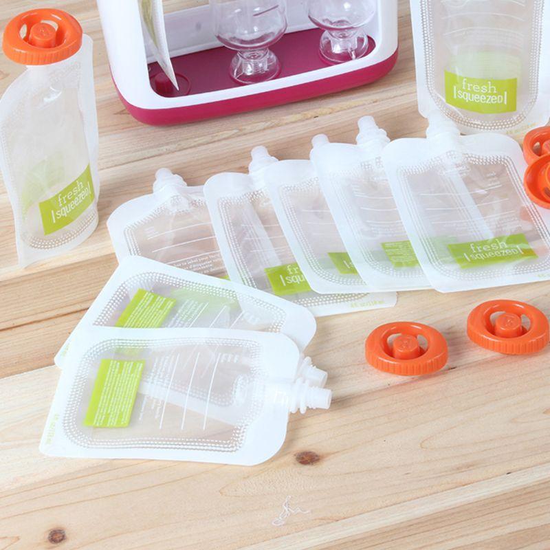 Homemade Puree Portable Fruit And Vegetable Food Pouch Milk Bag Milk Bag
