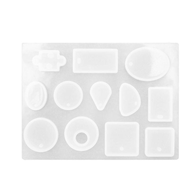 Various Shapes Necklace Silicone Mold for DIY Crafts Jewelry Making Pendant