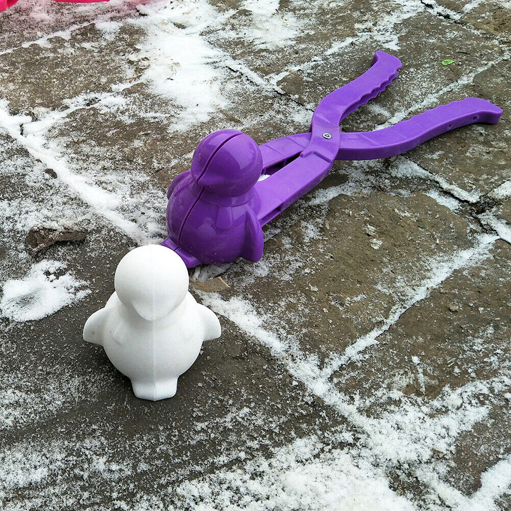Penguin Snowball Maker Clip Snow Sand Ball Mold Tool Snowball Clip Random