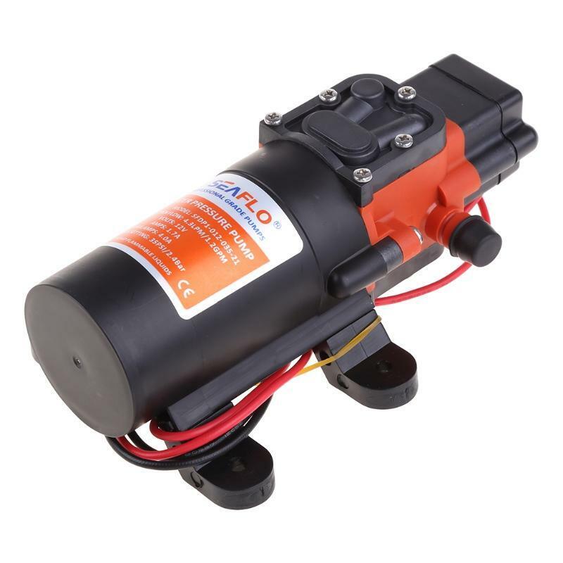 Portable Electric Transfer Water Pump 35PSI Self-priming Water Diaphragm Pump