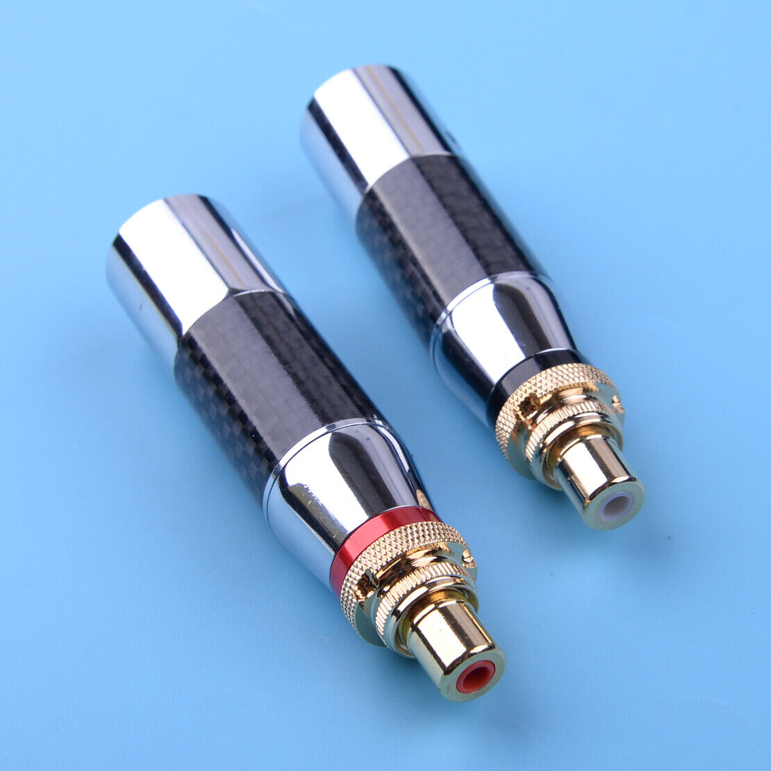 2x XLR Male To RCA Female Audio Microphone Cable Socket Adapter Connector li