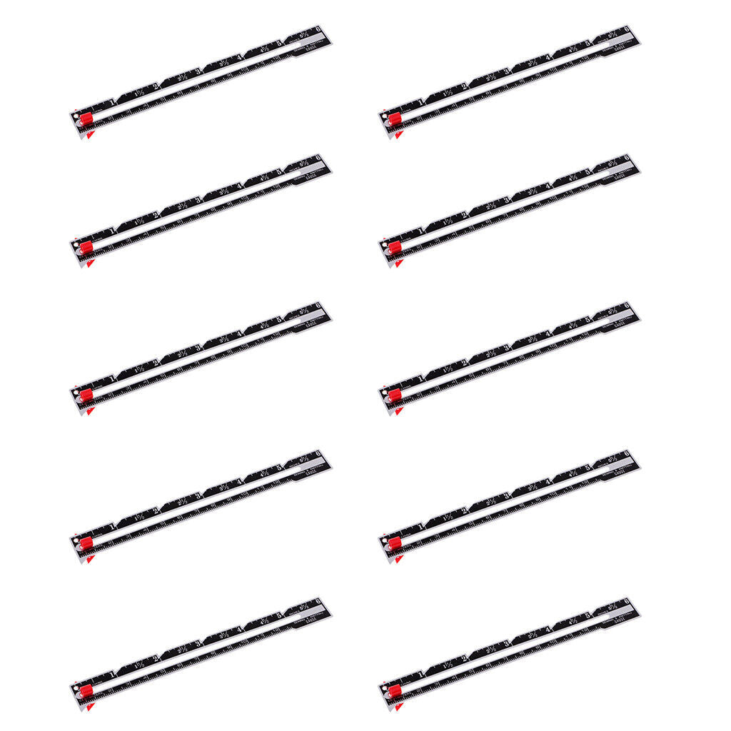 10  Aluminum Sewing Ruler Sewing Measuring  DIY Quilting Sewing