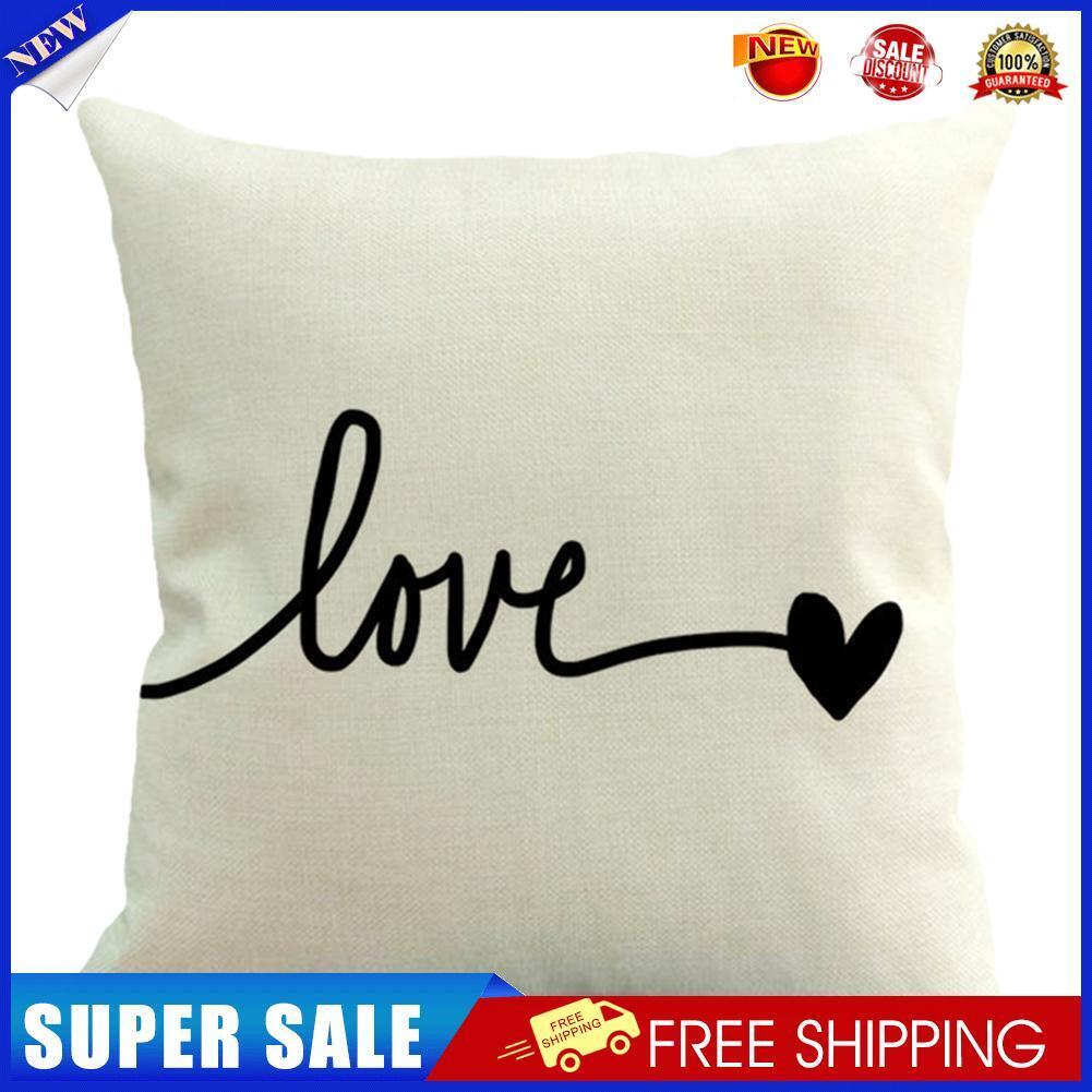 Romantic Love Pillowcase Home Sofa Throw Pillow Cover Car Cushion Case(4)