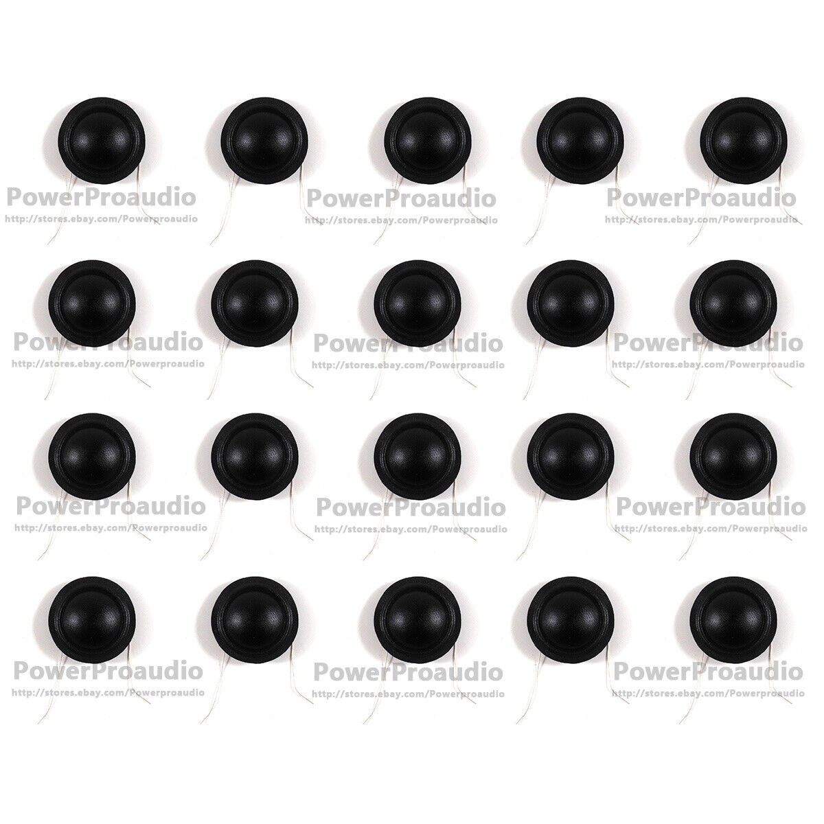 20pcs/lot Aftermarket 19.43 mm tweeter diaphragm voice coil,silk Dome 4ohm 180°