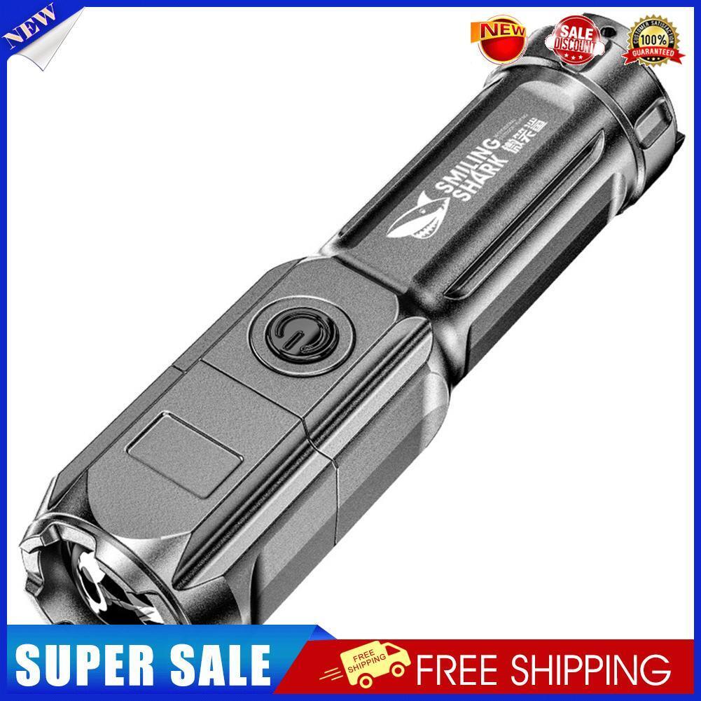 XPE LED Flashlight 3 Lighting Mode USB Charging Portable Camp Hiking Torch