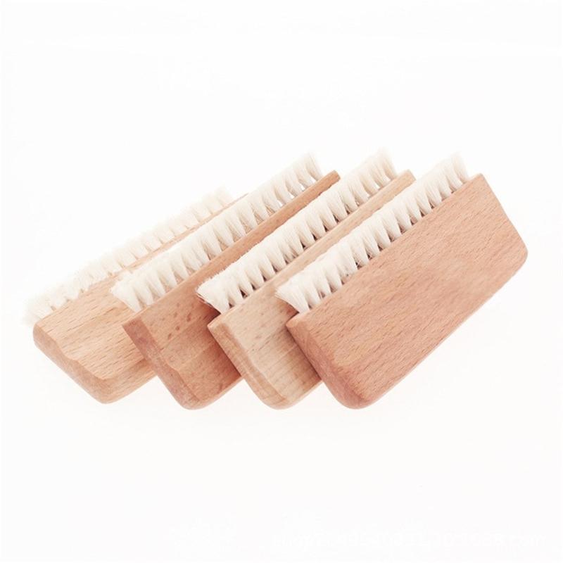 Anti-static Goat Hair Wood Handle Brush Cleaner for Cd Player Turntable