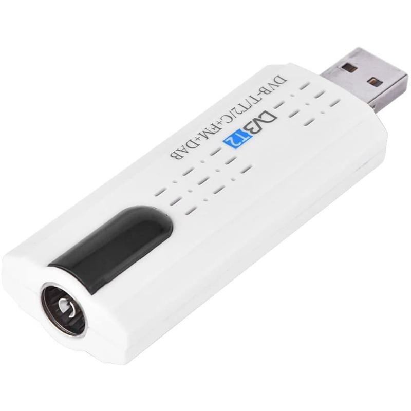 Digital Satellite DVB T2 USB TV Stick Tuner with antenna Remote H D USB TV Stick
