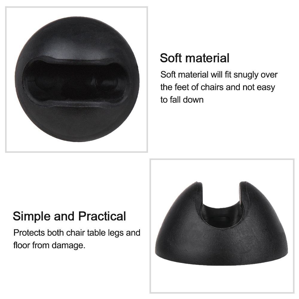 Tip Anti-slip Pad Table Pads Hairpin Chair Leg Caps Furniture Feet Covers