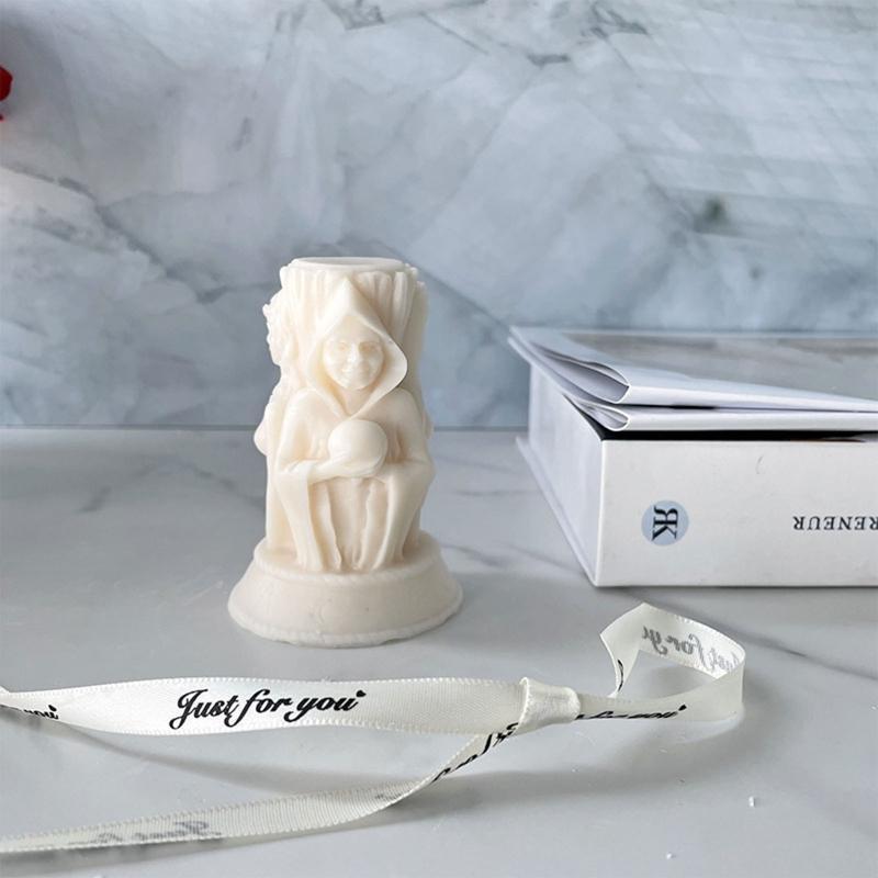 European Style Women Shaped Candle Silicone Mold Handmade DIY Baking Molds