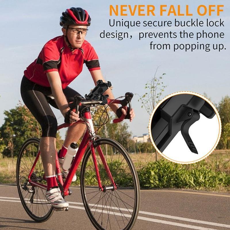 Motorcycle Phone Holder Adjustable Cellphone Stand Fit for Most Mobilephone