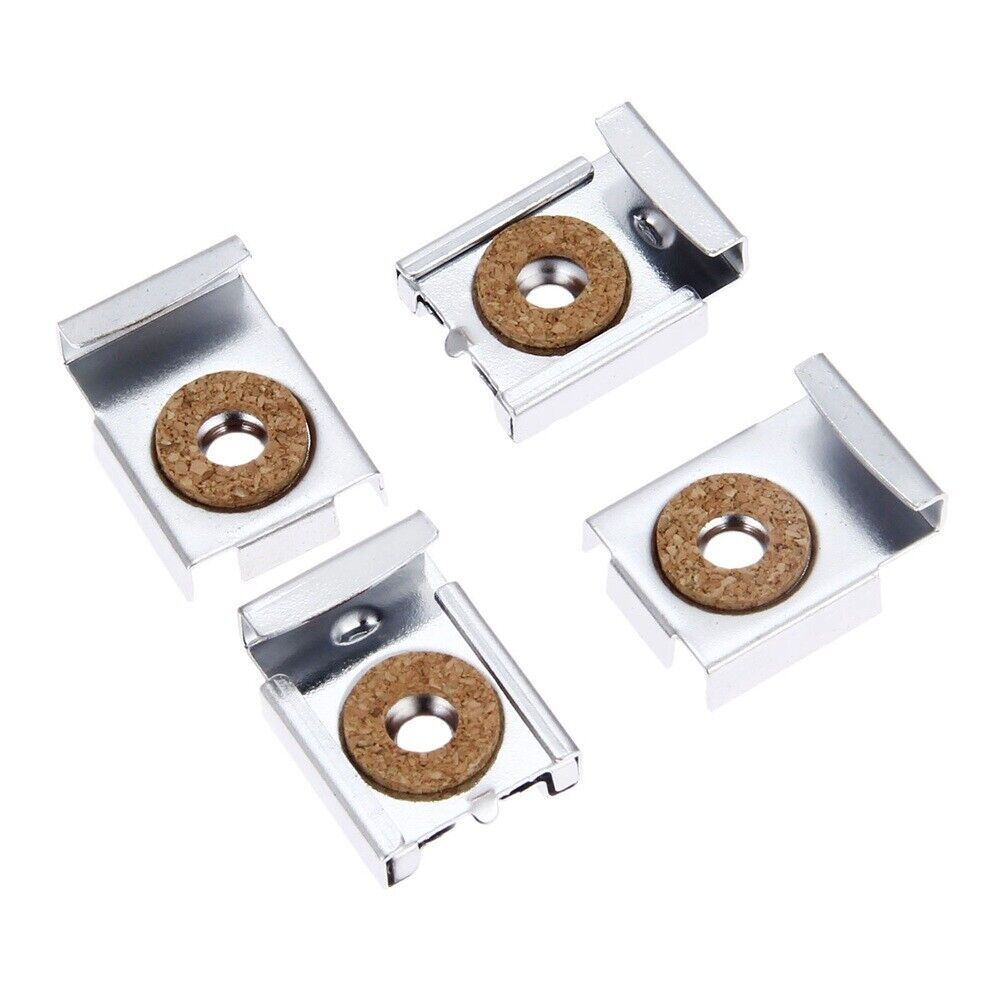 32mm x 24mm Mirror Clips Notice Board Hanging Wall Hook Bracket Holder Frameless