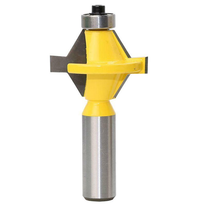 2PCS 120 Degree Lock Miter Finger Joint Router Bits 1/2'' Shank Milling Cutter