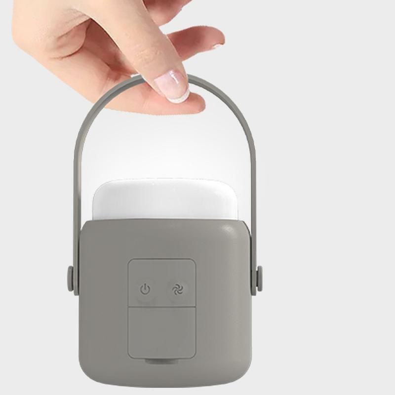 Led Lantern Fan/Powerbanks/ Light Rechargeable Portable Outdoor Canopy Fan Lamp
