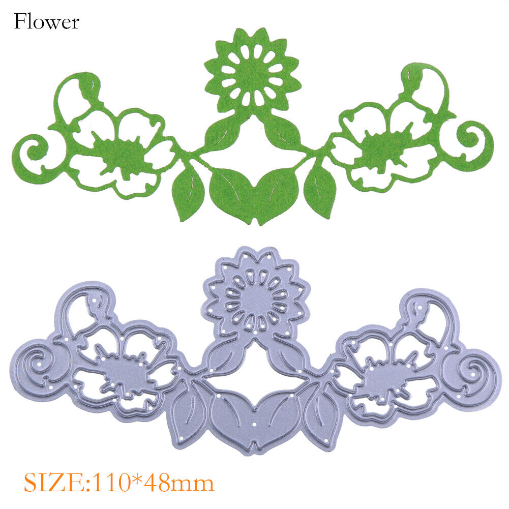 Flower Vine DIY Craft Cutting Dies Stencils Scrapbook Embossing Album Cards