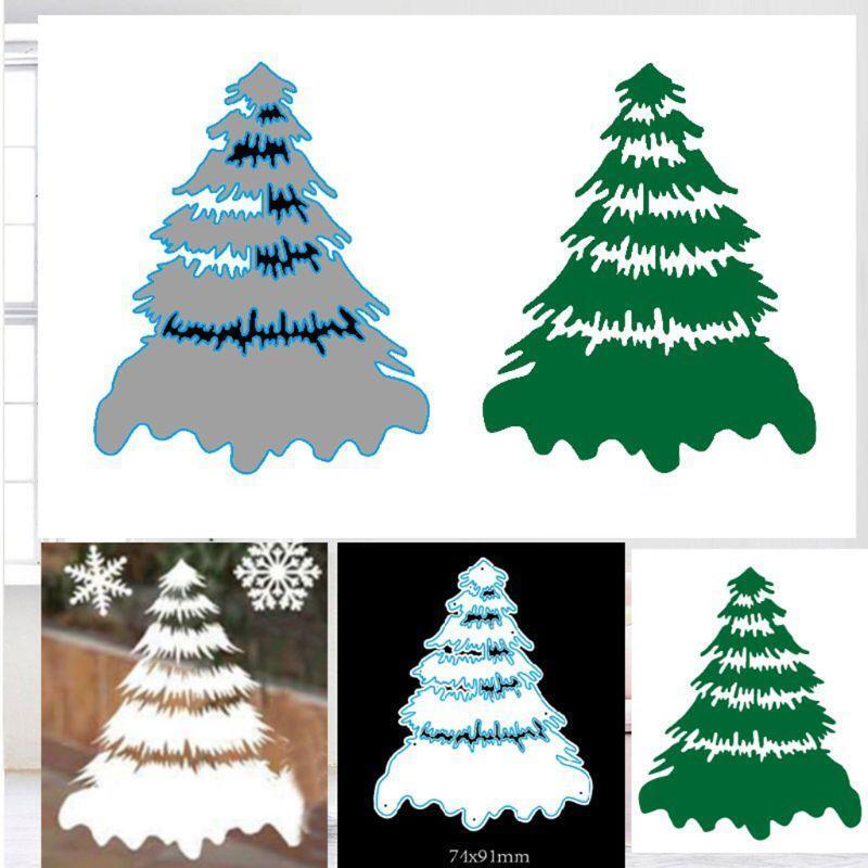 Xmas Tree Metal Cutting Dies Stencil DIY Scrapbooking Album Stamp Paper Card
