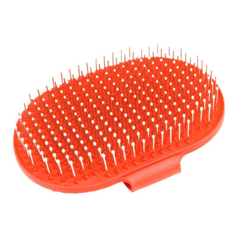 Dogs Cats Bath Brush Massage Comb Rubber Glove Hair Fur Grooming Pin Pet Shower
