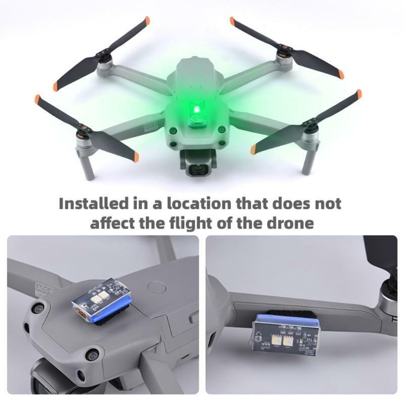 Universal Drone Light 3 Color Adjustable Lamp 3.5KM Visible for Mavic/Phantom