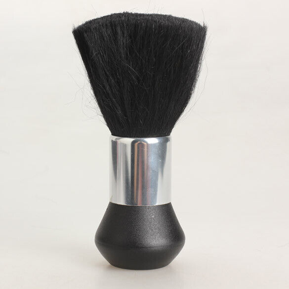 Barber Neck Duster Soft Brush Hairdressing Hair Cutting Salon Stylist Black