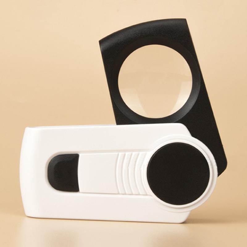Foldable Magnifier Lighted Magnifying Glasses 8X Handheld Magnifier with Light