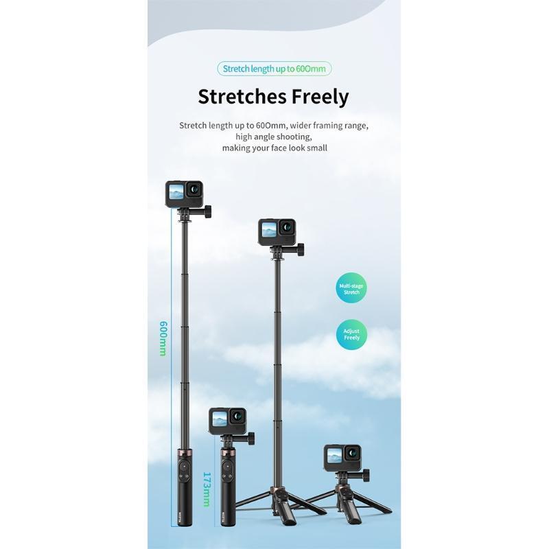 Extendable Selfie Stick Tripod Stand Gimbal Stabilizer for Most Smartphones
