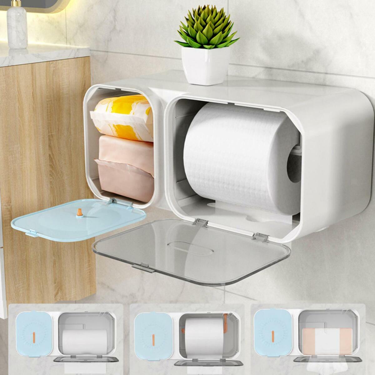 Paper Towels Holder Bathroom Tissue Accessories Rack Organiser for Household