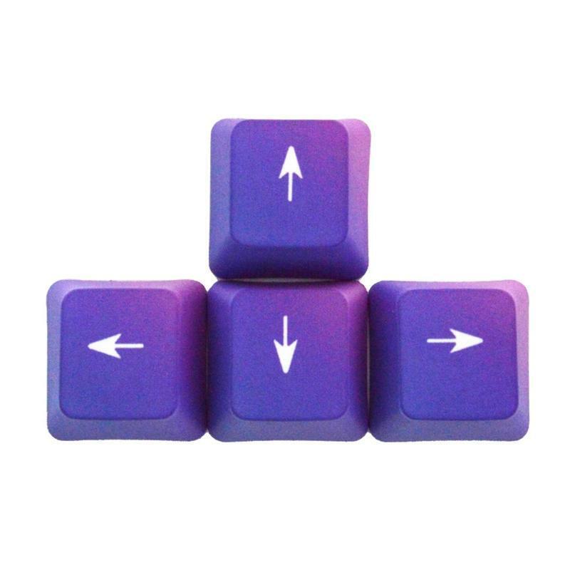 PBT Keycaps for Cherry Mechanical Keyboard OEM Purple PSP Directions 4 Keys Set