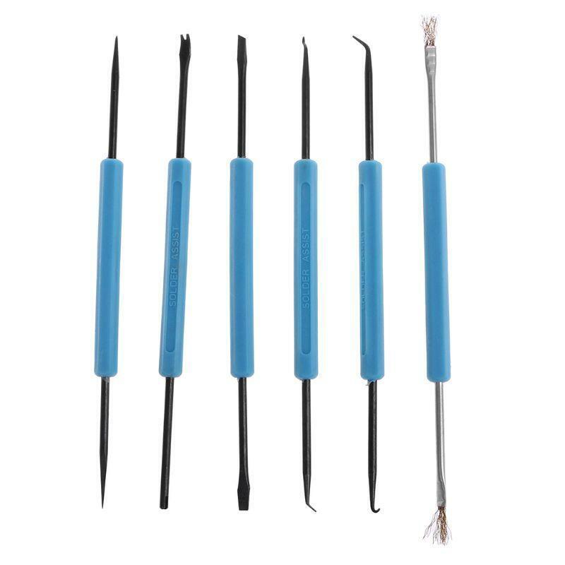 6Pcs Solder Durable Welding Soldering Station Iron Electronic Heat Assist Tool