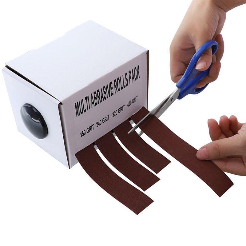 6 Meter 150-400 Grit Emery Cloth Roll Polishing Sandpaper for Grinding Tools