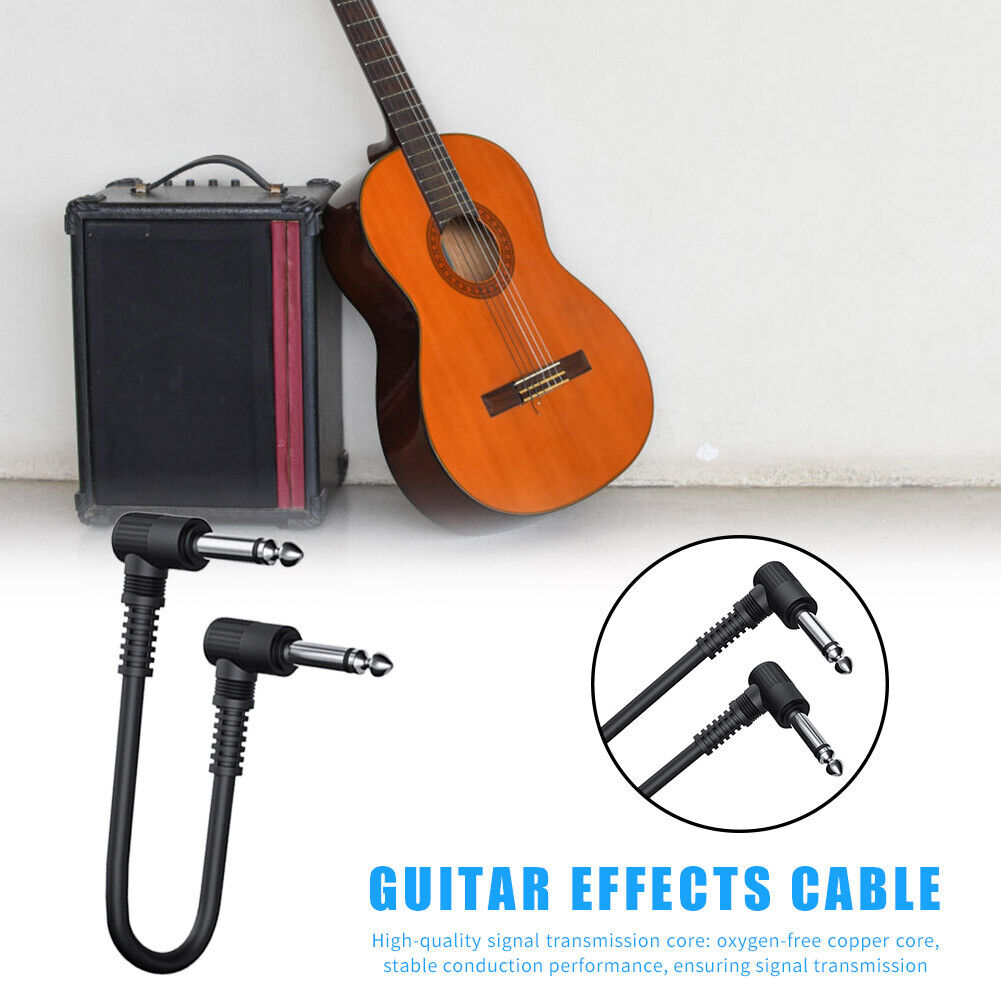 6.35 Electric Guitar Effect Pedal Cable 15cm Guitar Amplifier Patch Cord