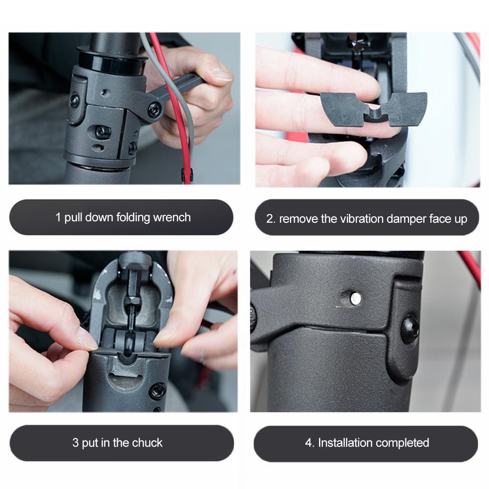 M365 Electric Scooter Shake Reducer Front Fork Vibration Rubber Pad (0.8mm)