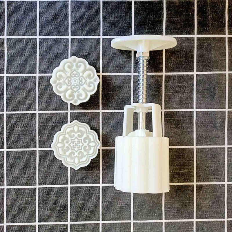 Hand-Pressure Moon Cake Mould Mid Autumn Festival Bath Bombs Chinoiserie Pattern