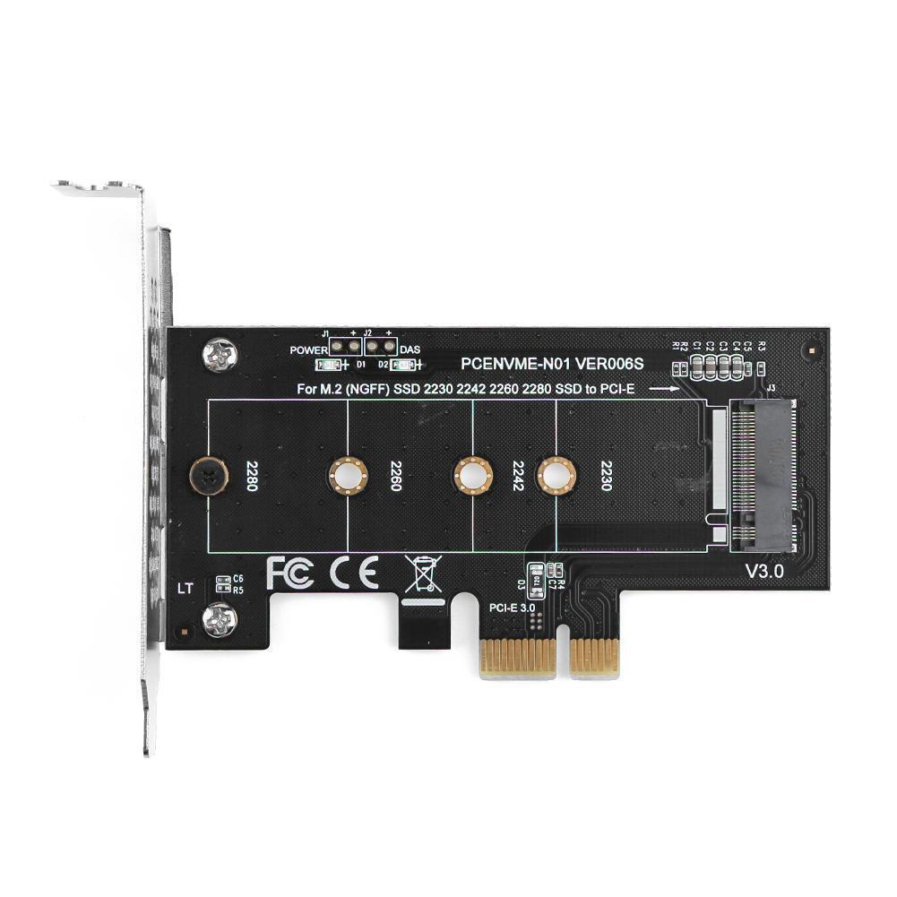 PCI-E 3.0 x4 to M.2 NGFF M Key Slot Converter Adapter and Low profile brack