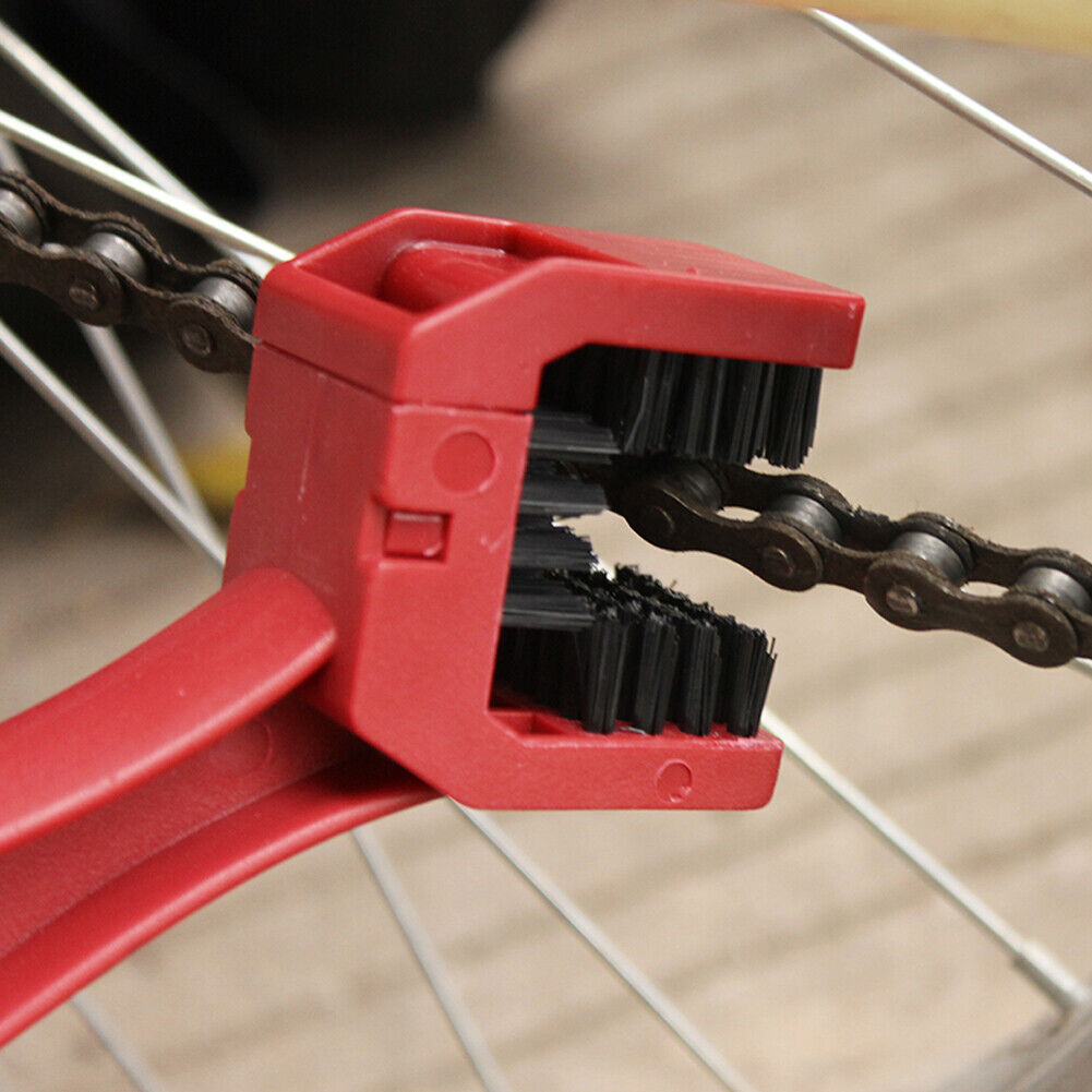 2pcs Motorcycle Bicycle Chain Cleaning Brush MTB Road Bike Chain Scrubber