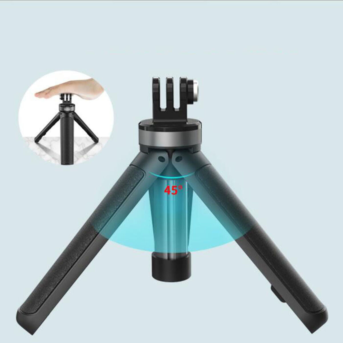 For DJI Action2 GoPro Camera Extension Rod Selfie Stick Tripod Holder Adjustable