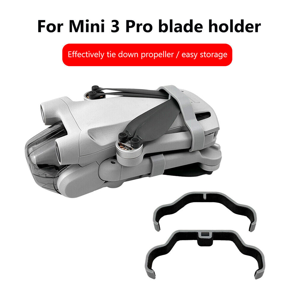 1 Pair Propeller Holder Beam Props for DJI MINI 3 PRO Drone Blade Fix Grey