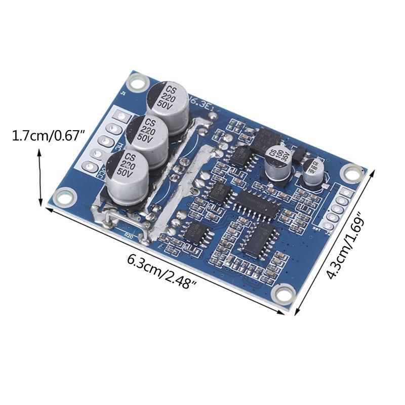 DC 12V-36V 500W PWM DC Brushless Motor Controller No Hall BLDC Drive Controller