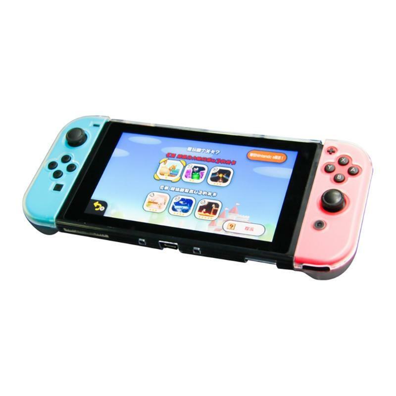 Transparent Shell Protective Case Cover Frame Clear for Nintend Switch Console