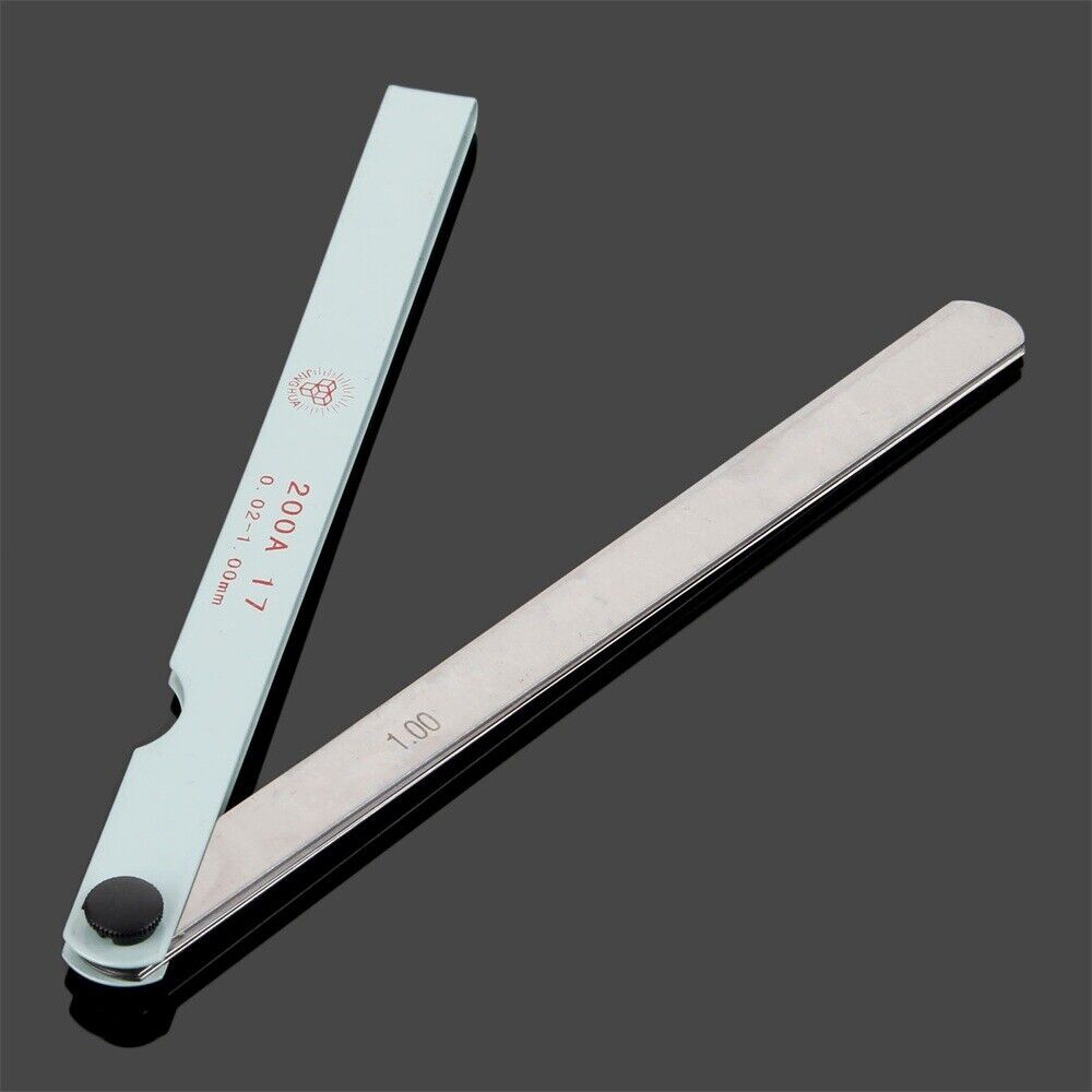 HOT 1 Set Metric Feeler Filler Gauge with 17 Blades Valves Tappets Measure Tool