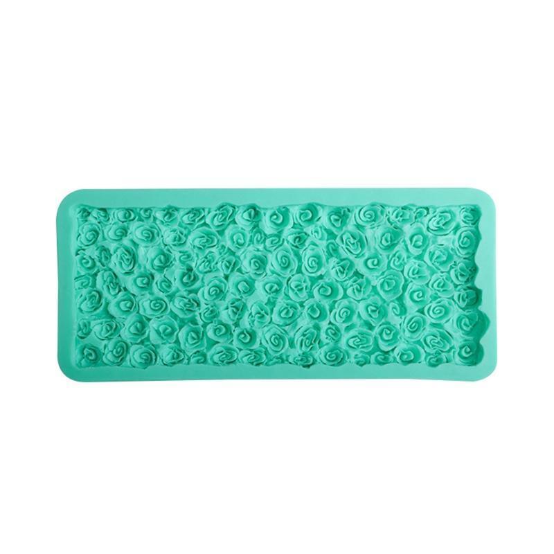Oversized rose  lace silicone mold Sugar craft lace mat Cake around edge decorat