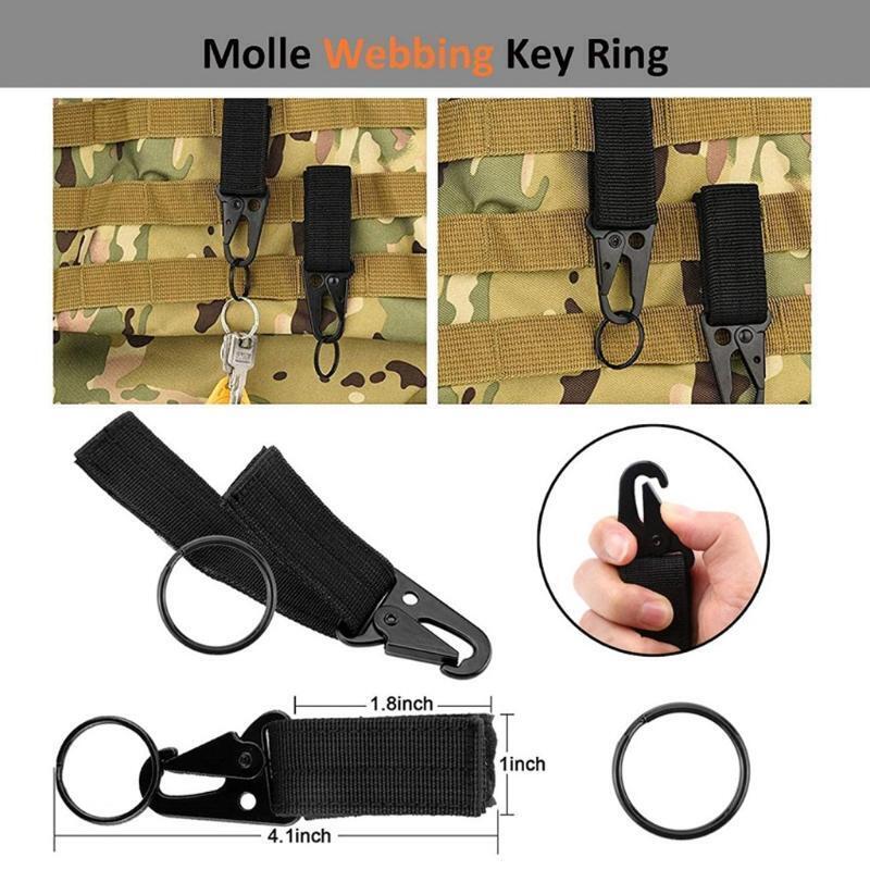 Molle Attachments Set Webbing Strap Molle Bag Tac-tical Backpack Vest Belt
