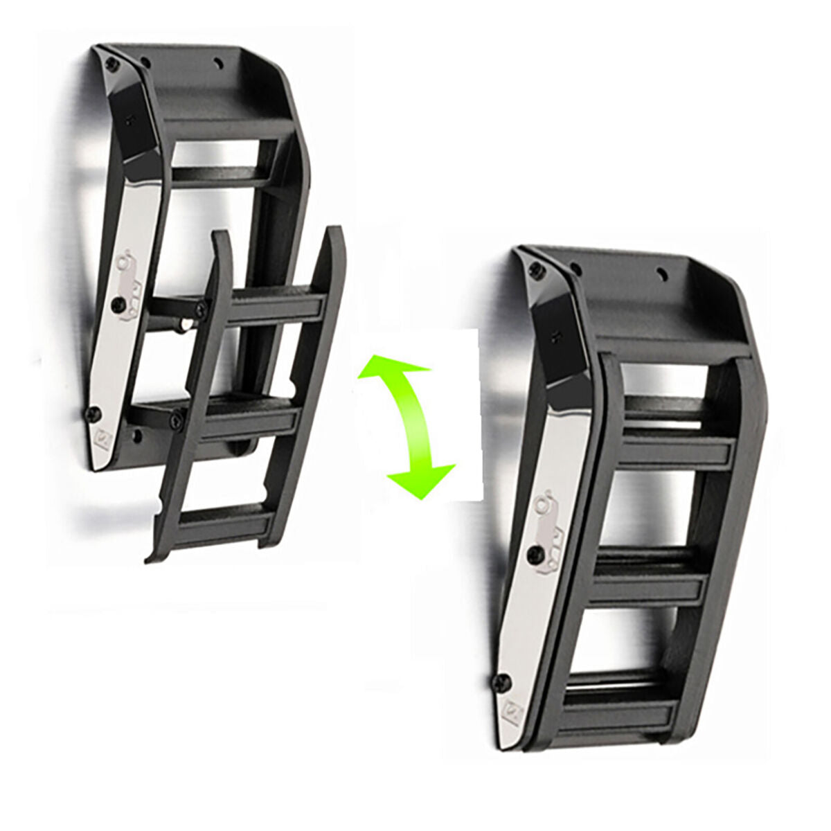 RC Modification Retractable Ladder for 1:10 RC Car SCX10 Trx-4 Tank300 MST A2UK